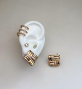 Mix Orelha Folheado a Ouro18K 99801