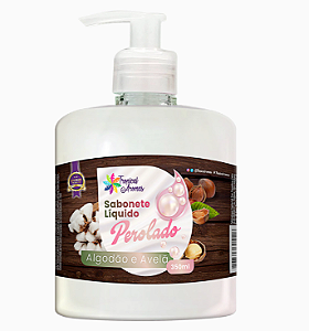 SABONETE LIQUIDO PEROLADO TROPICAL 350ML- ALGODAO