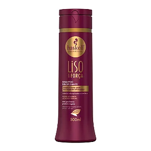 SHAMPOO LISO COM FORÇA 300ML HASKELL