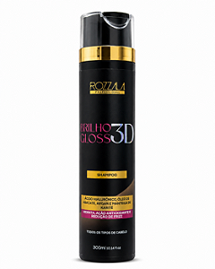 SHAMPOO BRILHO GLOSS 3D  ROZZALA 310ML
