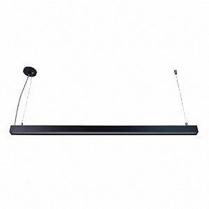 PENDENTE LED MIZAN ALUM. 30W BIVOLT PRETO 513041-01