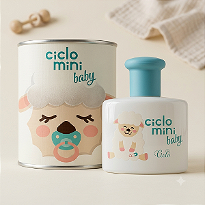 ÁGUA DE COLÔNIA CICLO MINI BABY BEÉ LATA 100ML