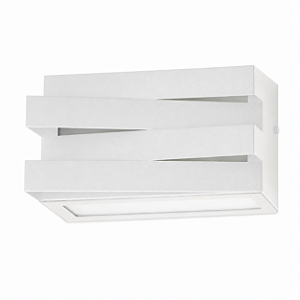 ARANDELA TRAMA RETANGULAR BRANCO FOSCO 40W 1XE27 191125-11