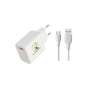 CARREGADOR TURBO FAST CHARGER 25W TIPO-C XC-UR84