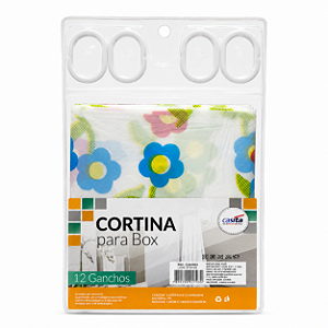 CORTINA DE BOX 12 GANCHOS  CA04062