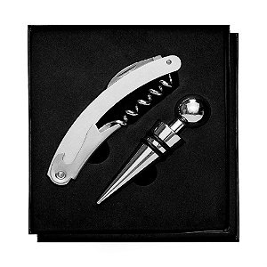 Kit Vinho 2 Peças Classic Maxx - Acessórios Para Vinho