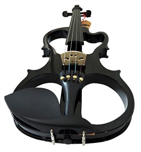 Violino Elétrico Barth 4/4 Bk + Case+ Arco+ Breu+ Fone+ Cabo Preto