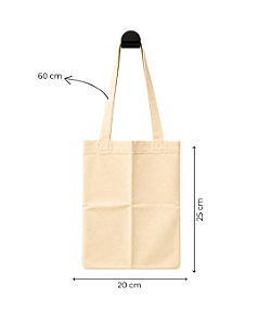 Ecobag Sacolas Ecológicas 20x25 cm (LxA) Ecobag 100% Algodão Cru Lisa