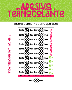 Transfer Termocolante DTF Cartela 13x18cm PERSONALIZADO