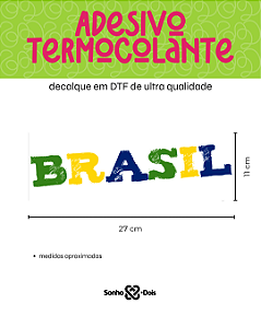 Transfer Termocolante DTF Barrado 27x11cm Copa
