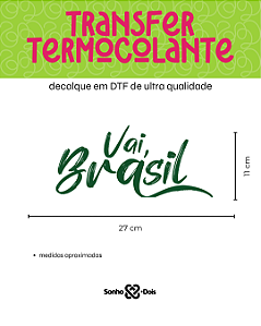 Transfer Termocolante DTF Barrado 27x11cm Copa