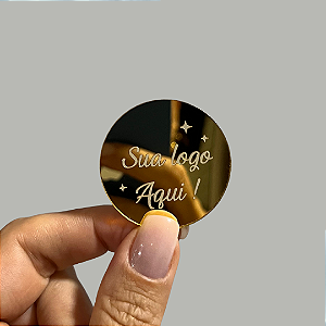 Aplique Medalha Personalizada - 50 Unidades .