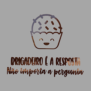 Aplique de Parede Acrílico Recorte Decorativo em Acrílico Brigadeiro é a Resposta