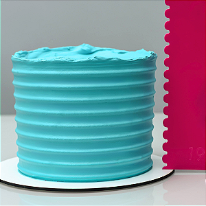 Espátula de Textura para Confeitaria - Modelo 19 Espátula para Bolo Espátula de acrílico