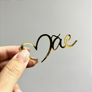 Aplique Para Bentô Cake - Mãe (Kit com 4 Unidades)