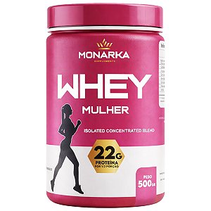 Whey Protein Mulher Isolado Concentrado - Suplemento Feminino - 22g de proteína por porção