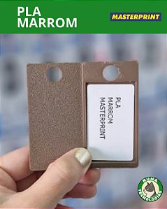 Filamento PLA Marrom - Masterprint - 1KG