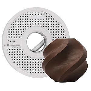 Filamento PLA Lite Marrom Cacau com Carretel Reutilizável - Bambu Lab - 1Kg