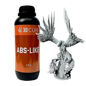 Resina 3D Cure ABS-Like - Cinza Claro - 1kg