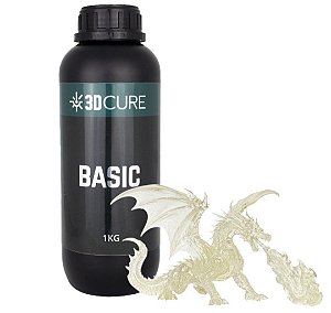 Resina 3D Cure Basic - Clear- 1kg