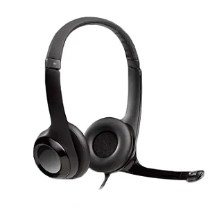 Headset Logitech H390 USB Controles de Áudio Integrado e Microfone Com Redução de Ruído