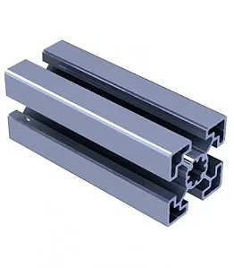 Perfil Estrutural em Alumínio 40x40 - Canal 10 mm