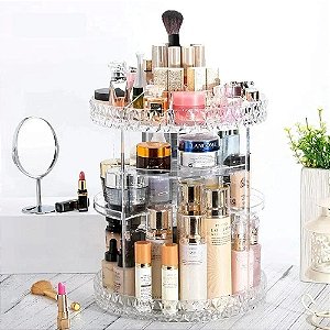 Organizador De Maquiagem E Cosméticos Giratório 360° Acrilico U / UNICA