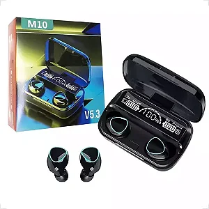 Fone De Ouvido Sem Fio Potipo M10-tws Bluetooth 5.1, Fone De Ouvido Intra-auricular