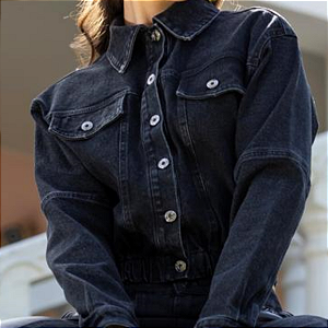 Jaqueta Croped Black