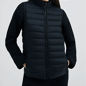 Colete Puffer Feminino Acolchoado Poliester