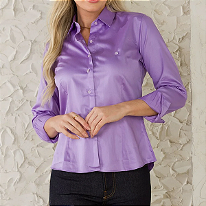 Camisa Manga Longa Feminina - Purpura