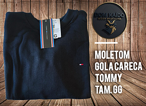 Casaco Moletom Gola Careca Tam. GG