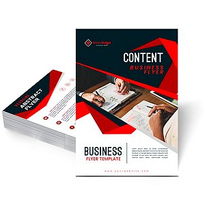 Folheto 10,5 x 21CM com Impressão Colorida na Frente no papel Couchê Brilho 150g