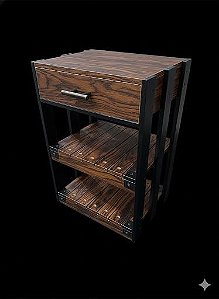 Gabinete MDF Madeirado Industrial para cuba