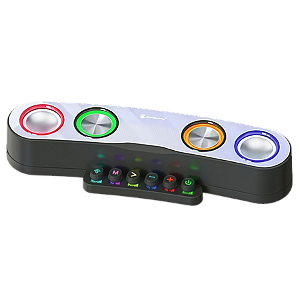 CAIXA DE SOM GAMER RGB