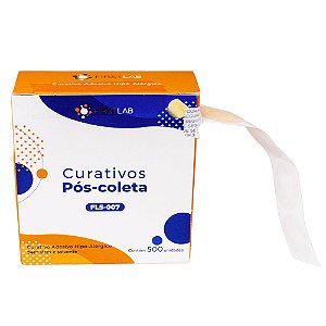Curativo Pós Coleta Adulto Adesivo Hipoalérgico Redondo C/500 FL5-007