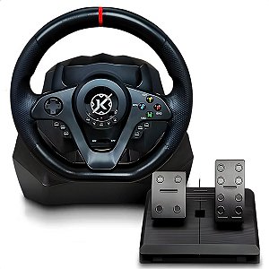 Kit Racing (Volante + Pedais), Kalkan G300 PRORACING, Preto - KLK00033