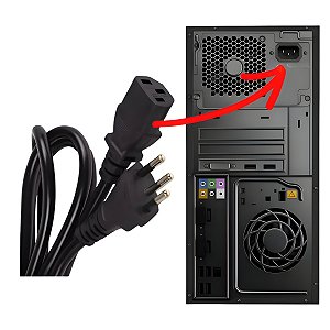 Cabo de Força Para Fonte ATX