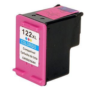 Cartucho De Tinta 122XL Para HP, 12ml, Colorido - CH564HB
