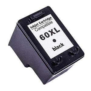 Cartucho De Tinta 60XL Para HP, 13ml, Preto - CC640WB CC641WL