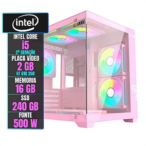 PC Gamer Intel I5 16GB SSD 240GB Placa de Video 2GB GCANDY