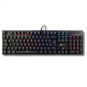 Teclado Mecânico Gamer, Kalkan Loki, RGB, USB, Switch Marrom, Preto - KLK00013