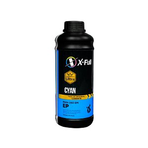 Tinta X-Full Para Epson Eco Tank Universal, Cap 1l, Corante Cyan, Ultra