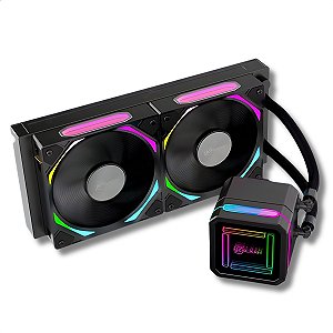 Water Cooler Gamer, Kalkan DELTA, 240mm, ARGB, Preto - KLK00050