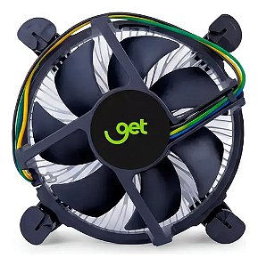 Cooler Para Processador Intel, Get, 85W, 2400 RPM, LGA 1150/1151/1155/1156/1700, Preto - 72818