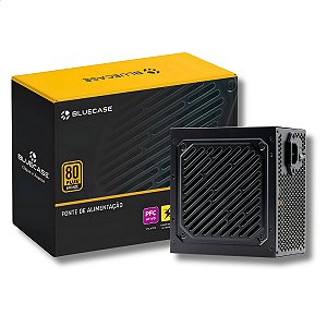 Fonte ATX 600W, Bluecase, 80 Plus Bronze, PFC Ativo, Bivolt Automático, Com Cabo, Preto - EZ8898B-600B