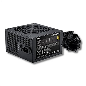 Fonte ATX 650W, MSI MAG A650GN II, 80 Plus Gold, PFC Ativo, Bivolt Automático, Com Cabo, Preto - 306-7ZPBZ23-CE0