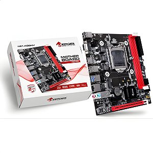 Placa-Mãe H81, Keepdata, Intel LGA1150, mATX, DDR3, M.2, NVMe, Gigalan, Preto - H81-KDGNV