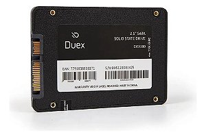 SSD SATA III, 120GB, Duex, 2.5", Leitura: 520MB/s, Gravação: 470MB/s, OEM - DXS120D
