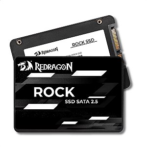 SSD SATA III, 240GB, Redragon ROCK, 2.5", Leitura: 520MB/s, Gravação: 470MB/s - GD-311